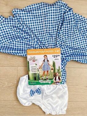 Rubie’s Wizard of Oz Dorothy Costume Toddler 3-4T New Halloween new